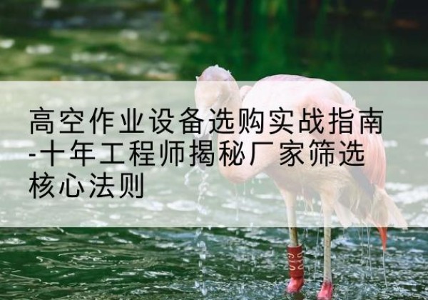 崇信剪叉式升降机厂家-高空作业设备选购实战指南-十年工程师揭秘厂家筛选核心法则